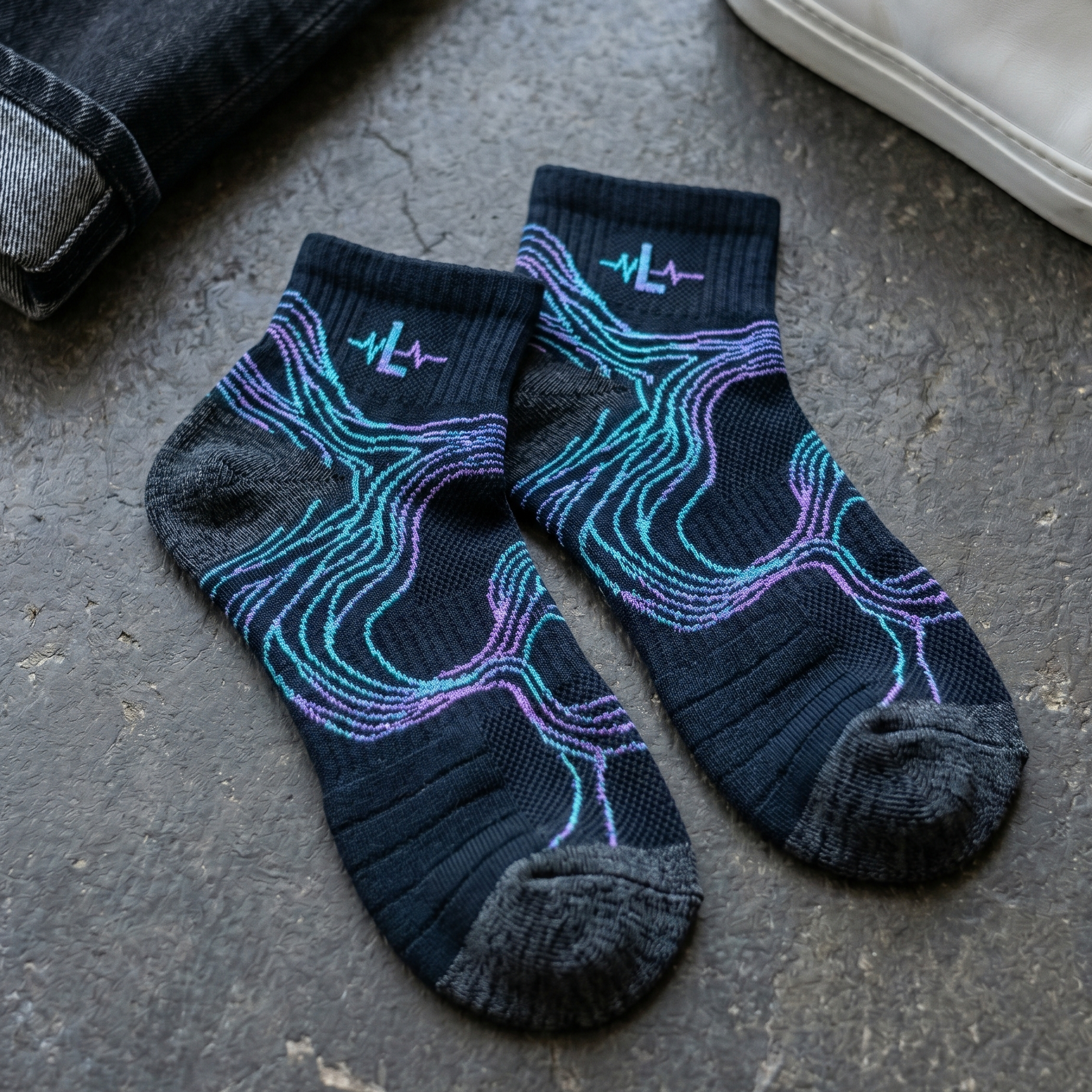 LuneStar “Cosmic Pulse” Performance Socks